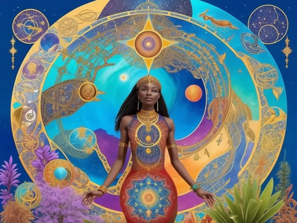 Elements of the African Astrology Chart - african astrology chart 