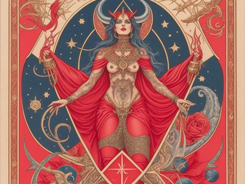 Astrological Correspondences of the Devil Tarot Card - the devil tarot card meaning astrology 